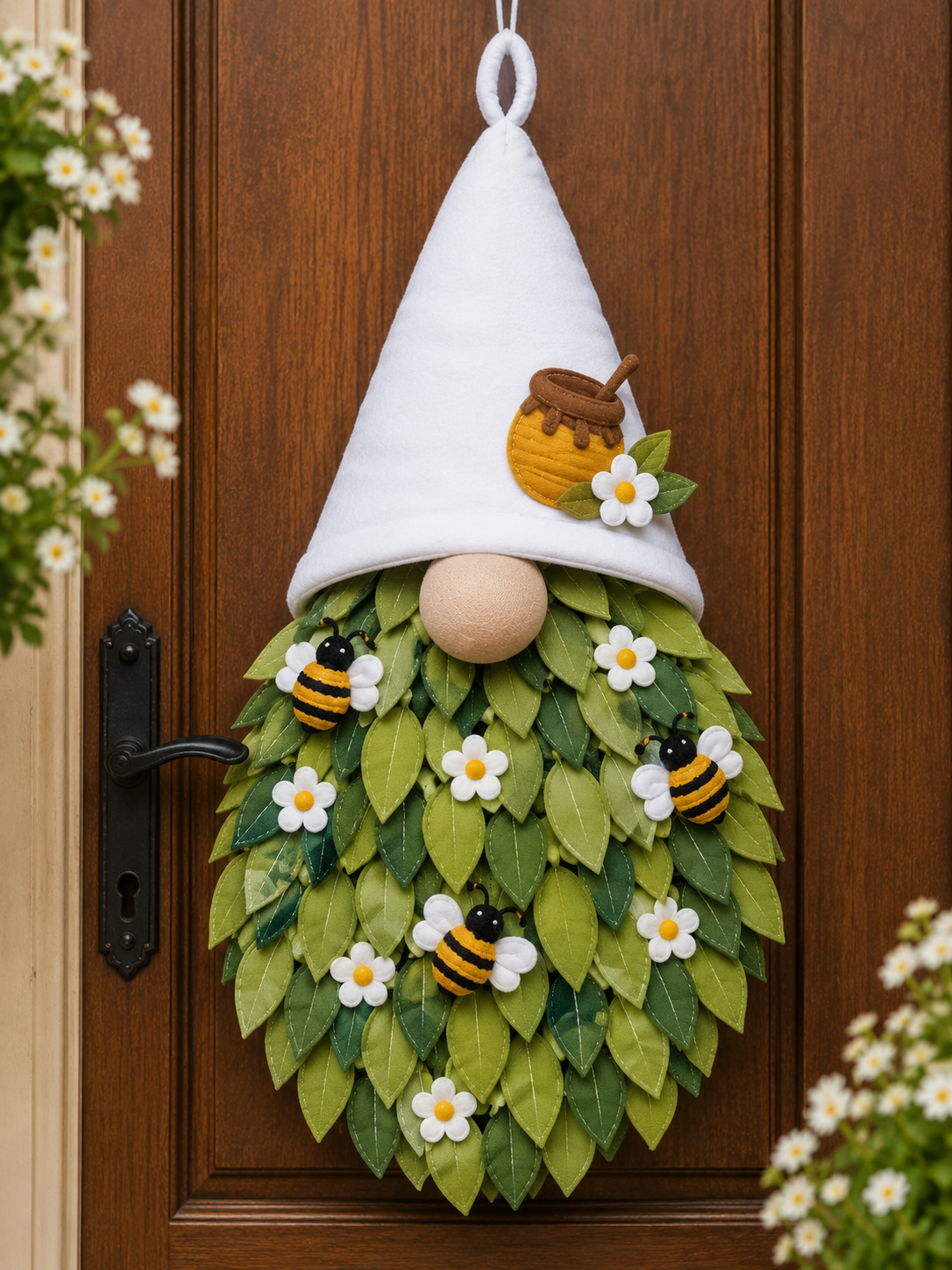 Hanging Gnome Bees Keychain Sewing Pattern